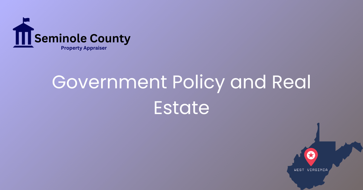 Government Policy and Real Estate 1