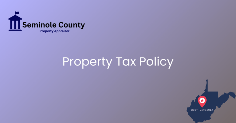 Property Tax Policy