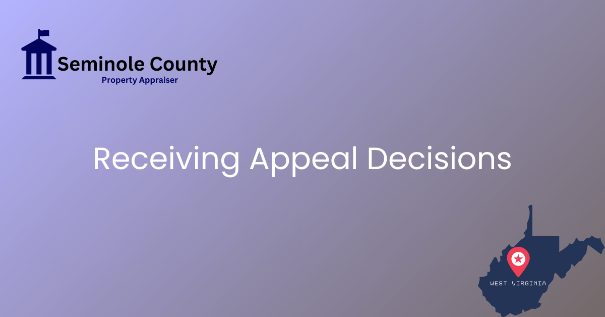 Receiving Appeal Decisions